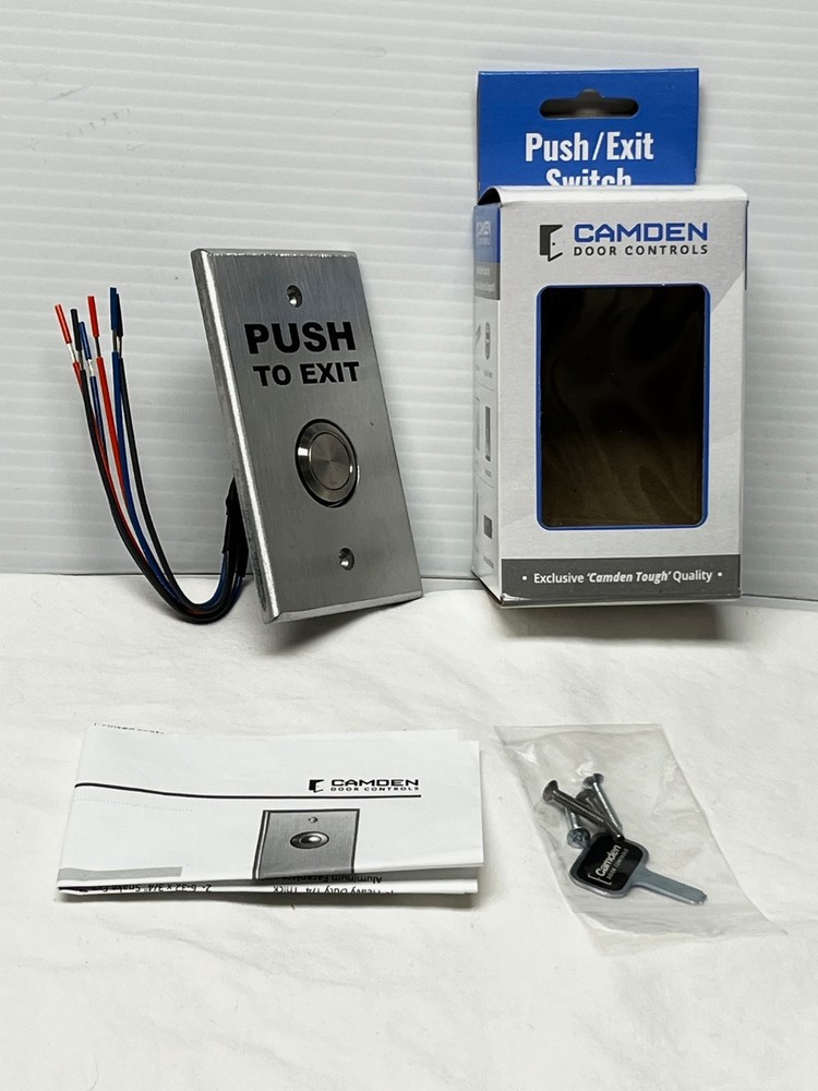 Camden CM-9080PTE Vandal-Resistant Push/Exit Button Door Control