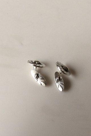 Georg Jensen Sterling Silver Cufflinks No 53 Nautilus