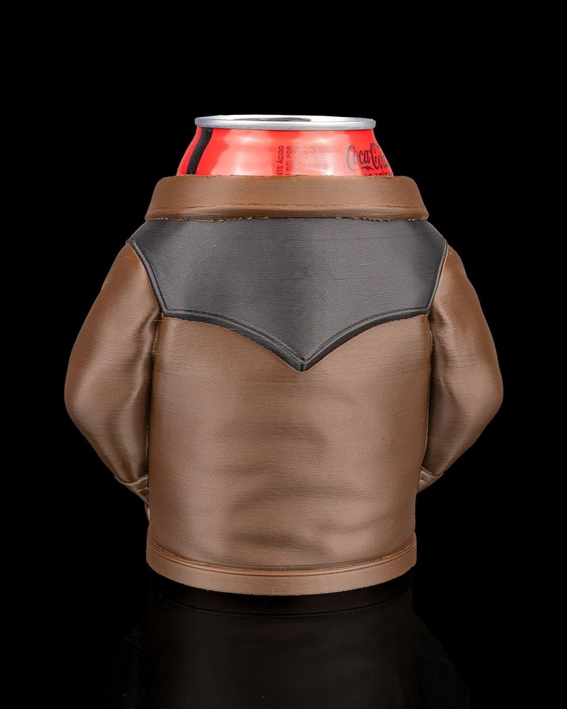 Suede Jacket - Can Holder