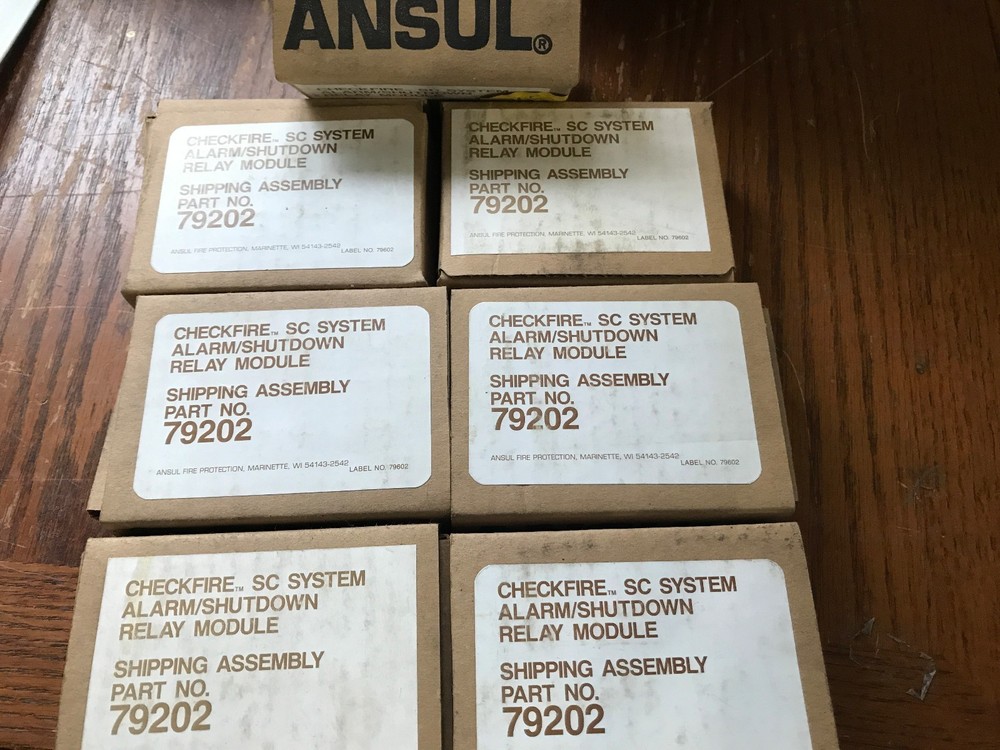 ANSUL 79202 CHECKFIRE SC SYSTEM ALARM/SHUTDOWN RELAY MODULES