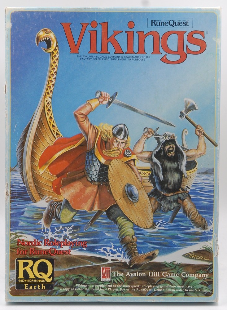 Runequest RPG Vikings Box Set   Avalon Hill
