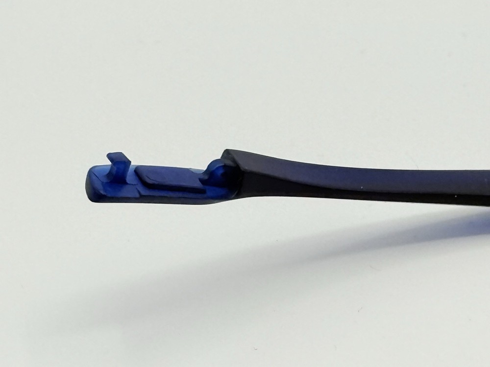 OAKLEY SPLIT SHOT SUNGLASSES REPLACEMENT TRANSLUCENT BLUE LEFT TEMPLE ARM BARE
