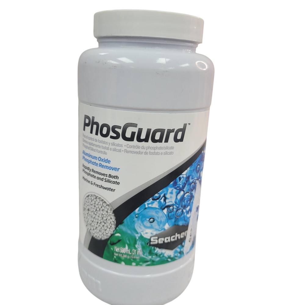 Seachem PhosGuard 500mL - Phosphate & Silicate Remover - NEW!