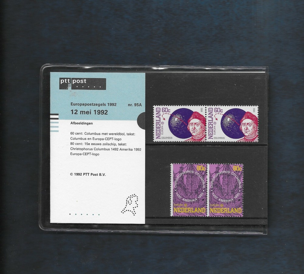 NETHERLANDS  1992 DISCOVERY OF AMERICA PRESENTATION PACK