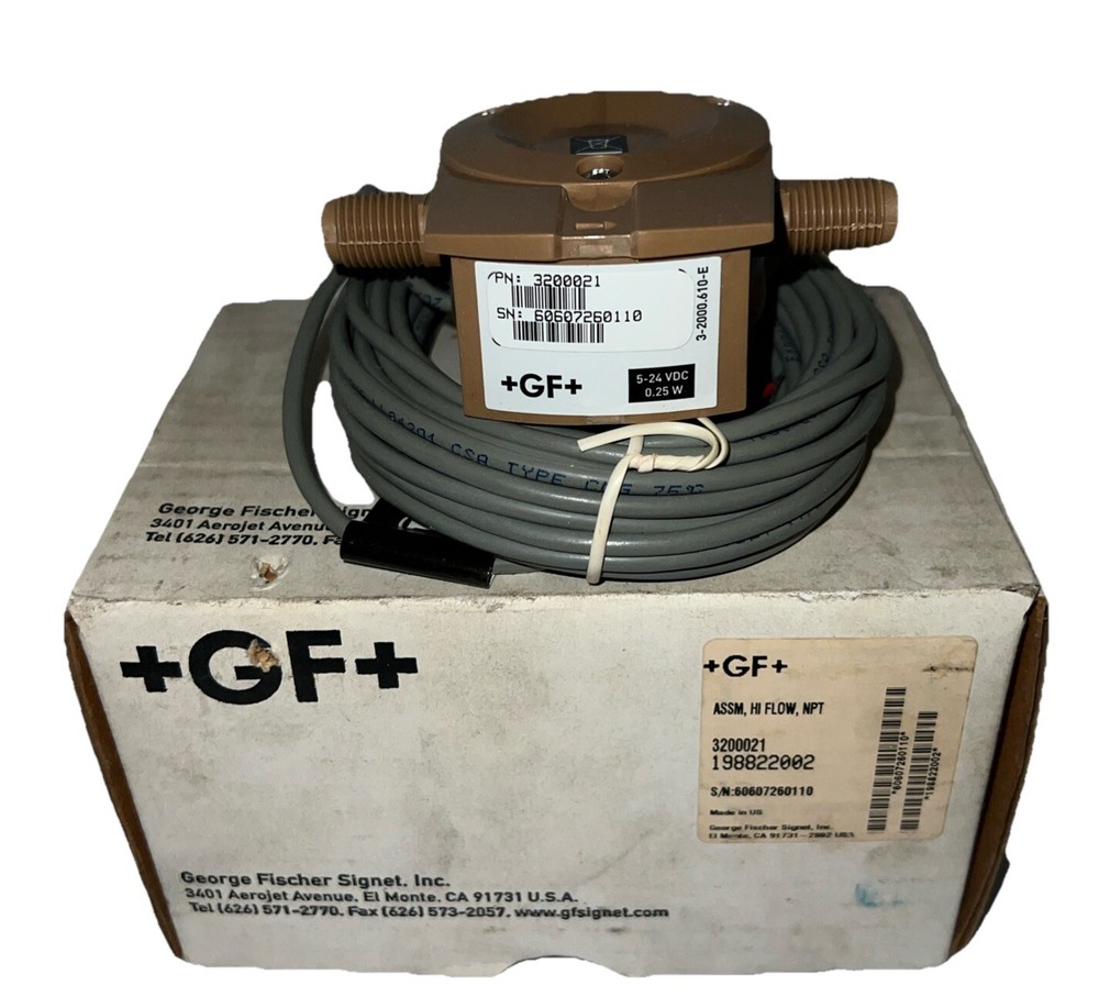 GF SIGNET 2000 MICRO-FLOW SENSOR 0.3-3.2 GPM