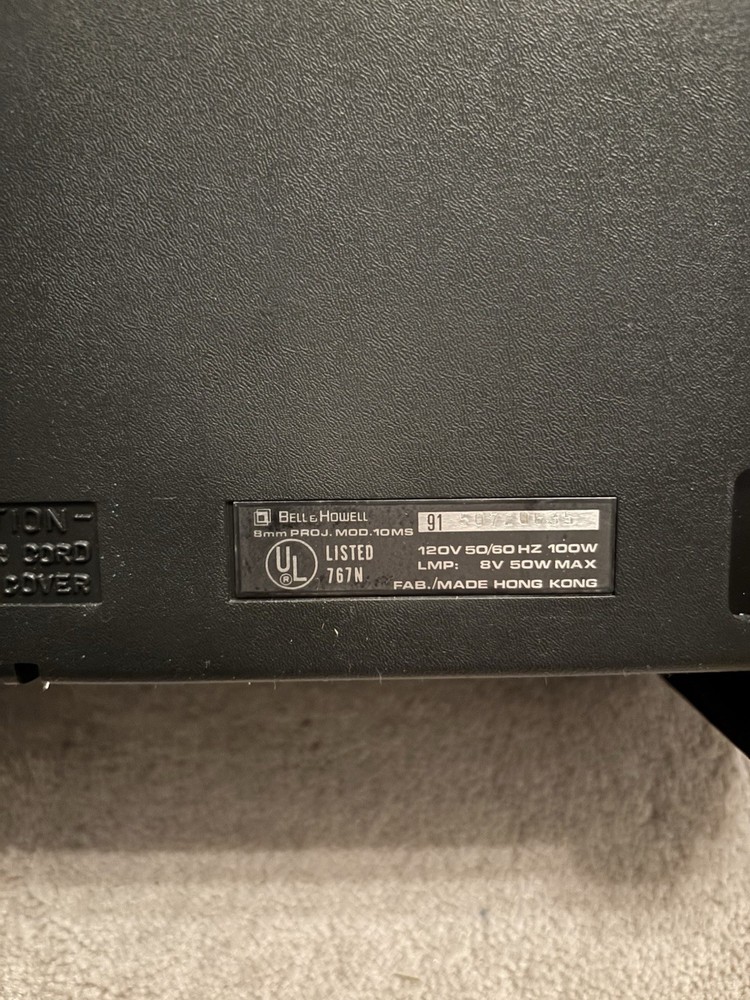 Bell & Howell 10 MS Vintage Projector