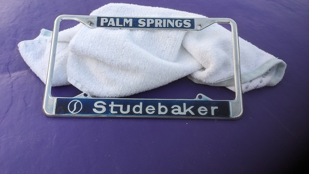 Studebaker Dealer License Plate Frame:  Avanti, Hawk, Lark