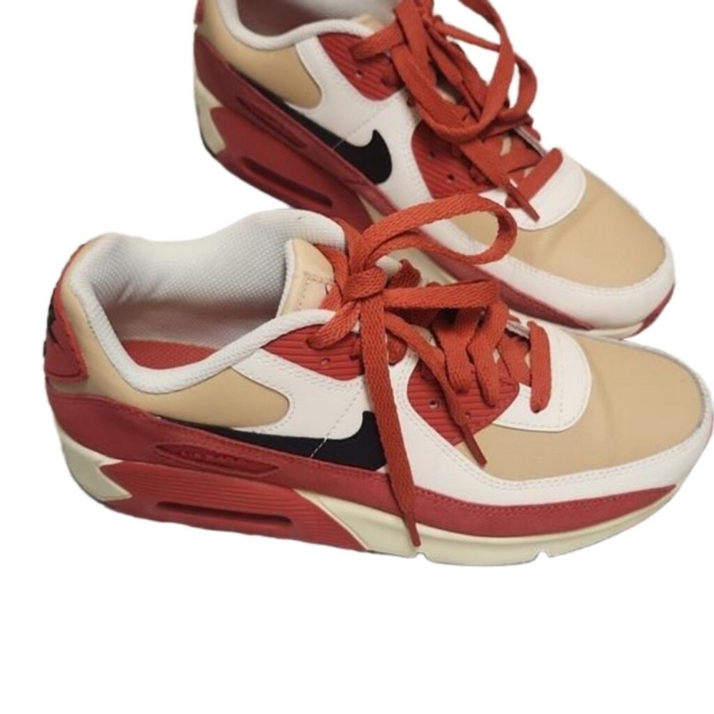Nike Air gold and red, size 6Y