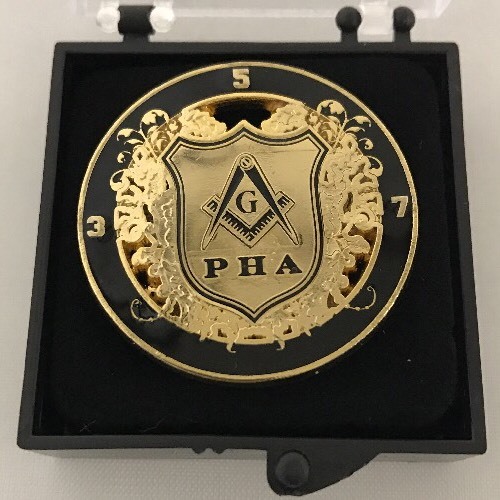 Freemason Masonic 357 PHA Lapel Pin