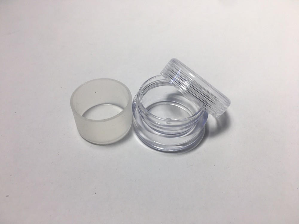 7ml Clear Silicone Liner With Clear Container 10pce Pack