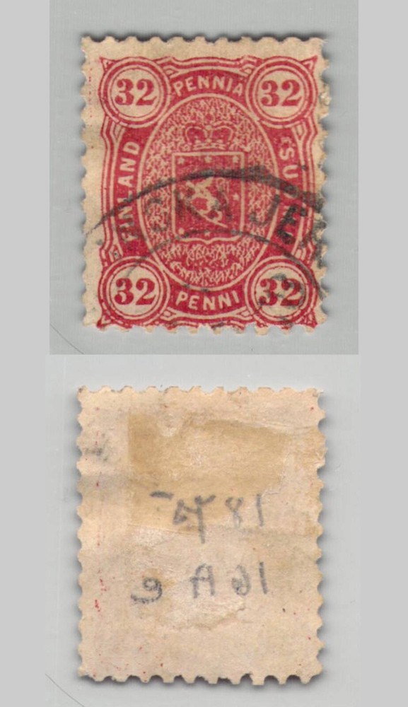 Finland 🇫🇮 1875 SC 23 used perf 11 . g2198