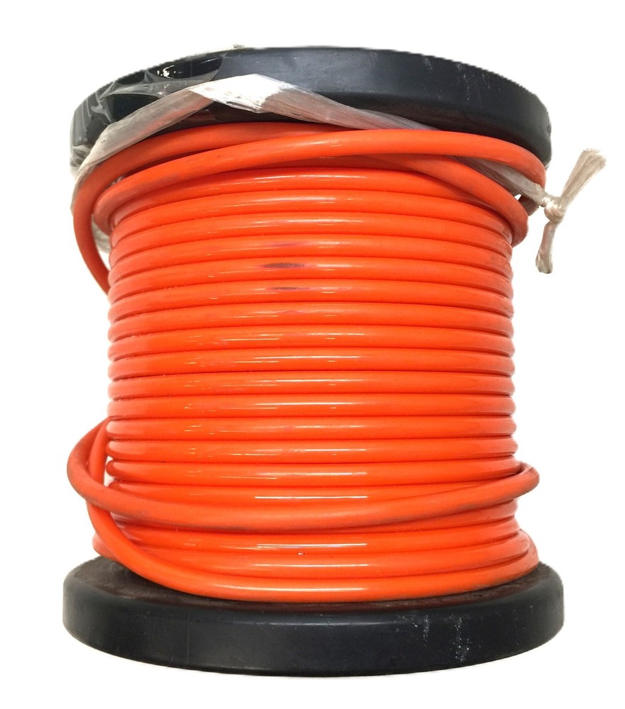 Eagle Belting 100' Orange Round Solid 3/16" Polyurethane Belt 1032006 NOS