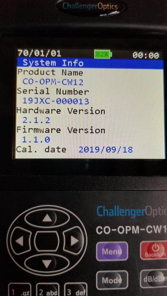 Challenger Optics CO-OPM-CW12 Power Meter