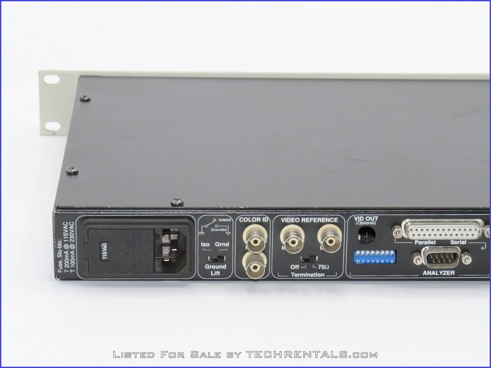 BRAINSTORM ELECTRONICS SR-15+ TIME CODE DISTRIPALYZER + PREWIRED XLR RACK PANEL!