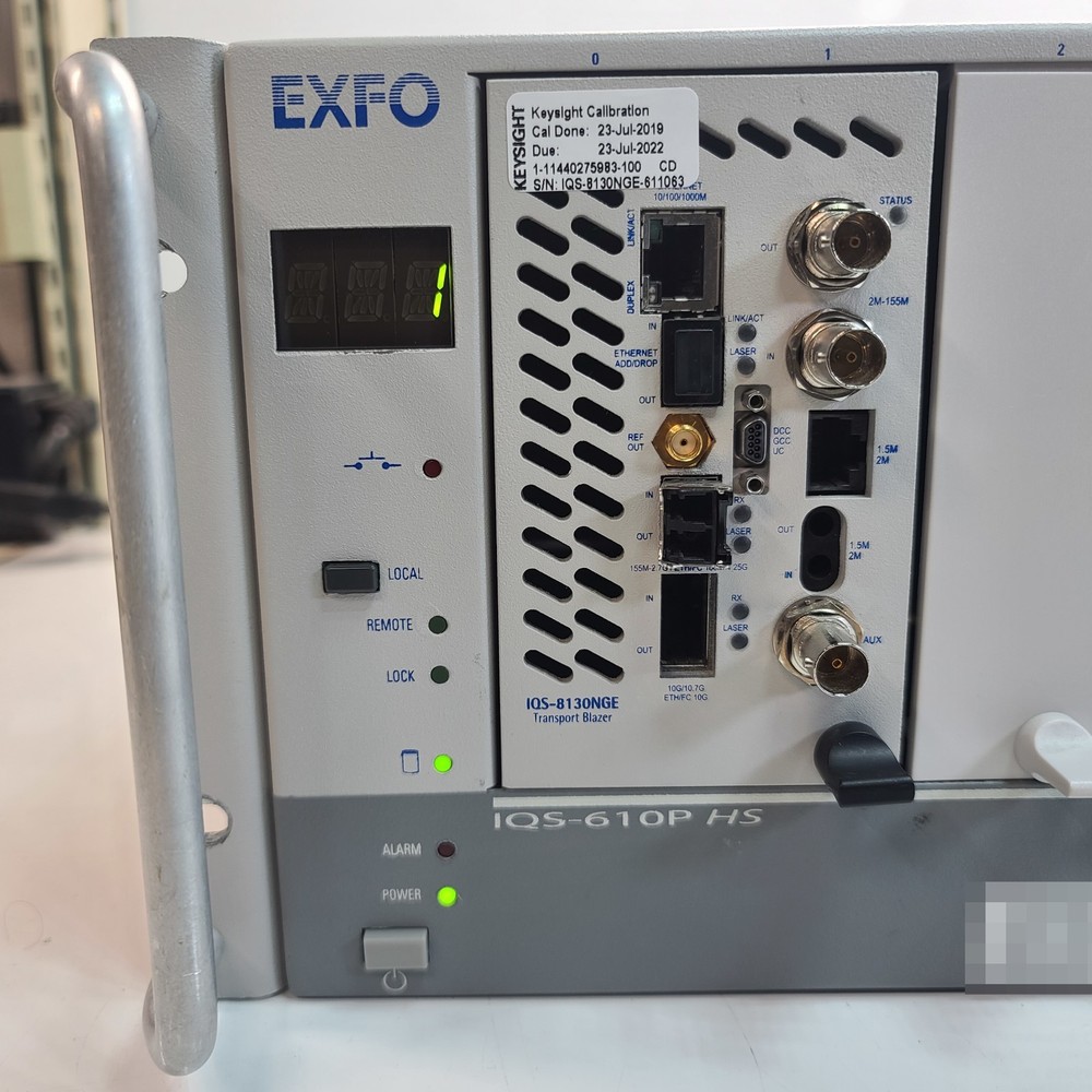 EXFO IQS-610P HS Integrated Qualification System with 4 modules