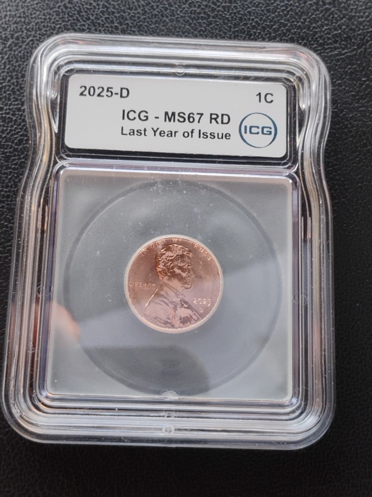 2025 D Lincoln Shield 1c Cent Coin MS67RD