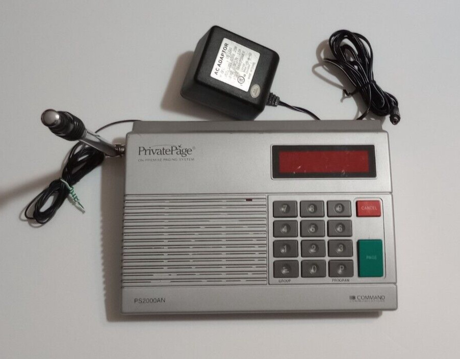 Command communications Paging System PS2000AN