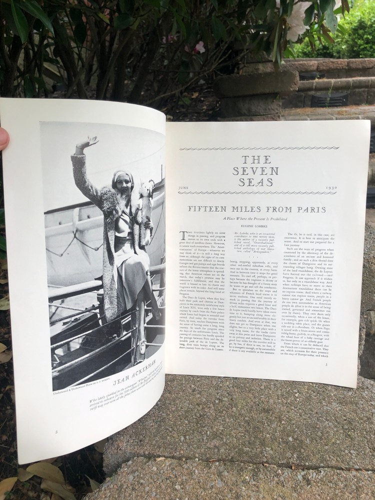 1930 North German Lloyd "Seven Seas" Brochure