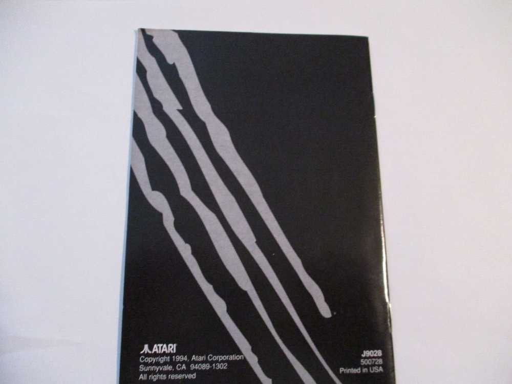 ATARI JAGUAR WOLFENSTEIN 3d - ORIGINAL MANUAL ONLY