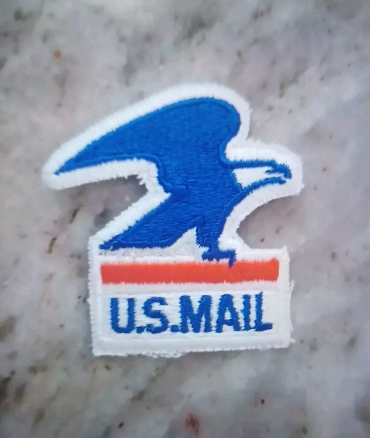 Lot of 50 Vintage US Mail Eagle Post Office Eagle 2" Patches  Iron On UNUSED