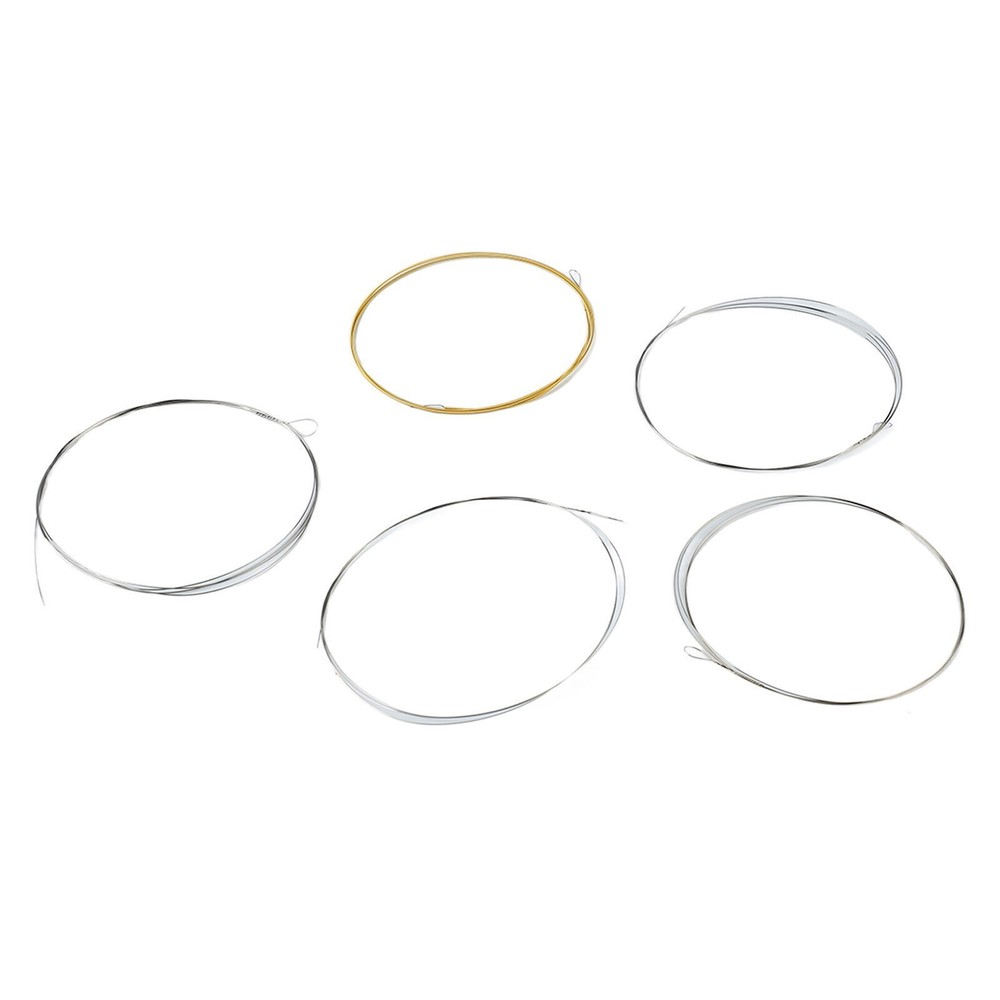 5 String Banjo String Stainless Steel Full Resonance Thick High Notes Strings