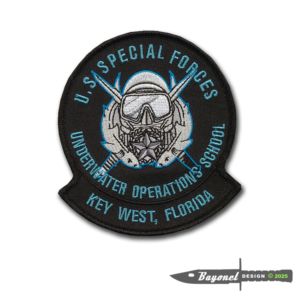 Special Forces Underwater Diver Patch (2025 Version) - 4" X 3 1/2" Hook & Loop