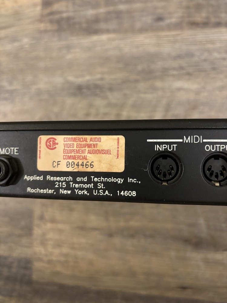 ART Multi Verb III Digital Multi-Effects Processor Rack Pitch Transposer Sampler