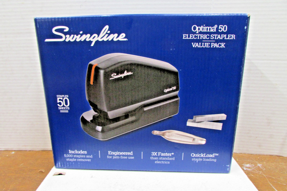 Swingline Optima 50 Electric Stapler Value Pack