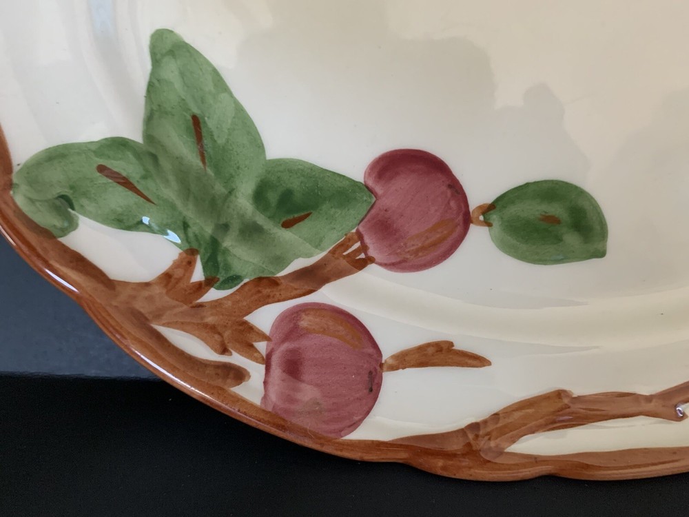 Franciscan Ware Serving Platter Apple Pattern Vintage Made in England 1995