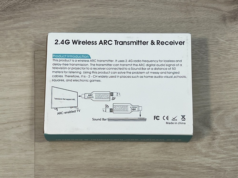 2.4G Wireless ARC Transmitter & Receiver 50 meters