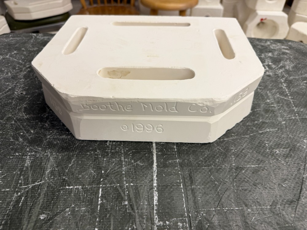 VINTAGE BOOTHE CERAMIC MOLD #1139 SMALL ADDRESS FRAME