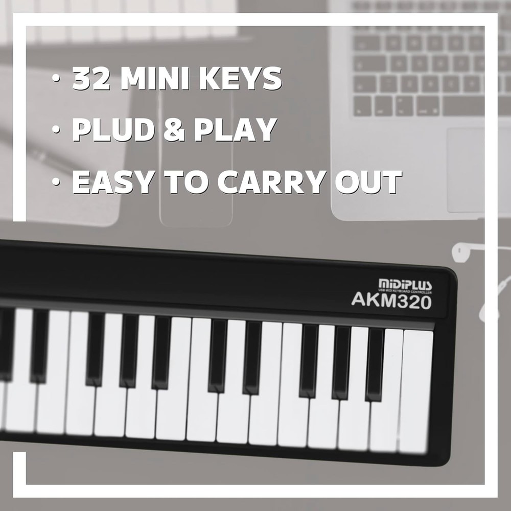 32-Key MIDI Controller with Touch Keys