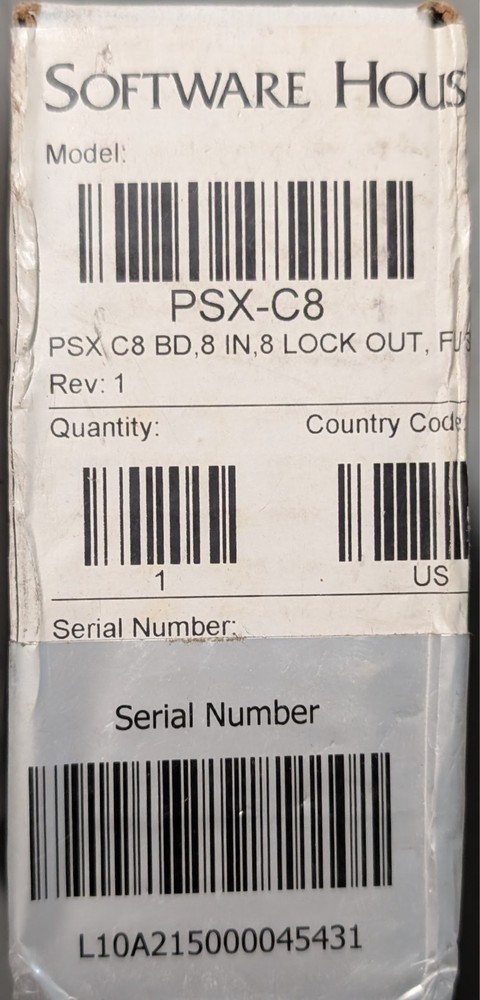 Software House PSX-C8 - SAME DAY SHIPPING