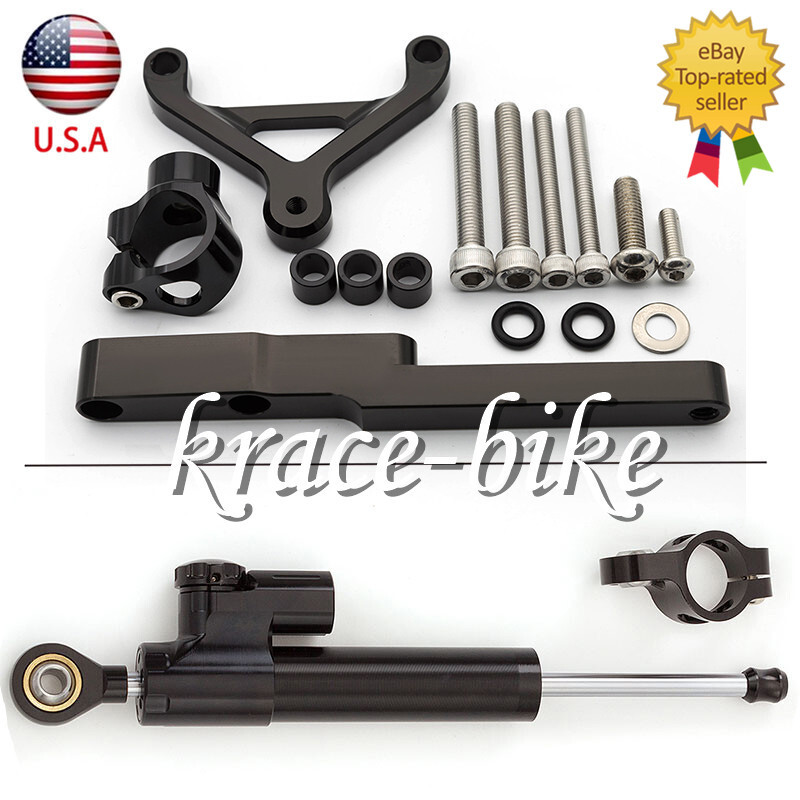 For Honda CB1000R 2008-2011 2012 CNC Steering Damper Stabilizer Bracket Mount
