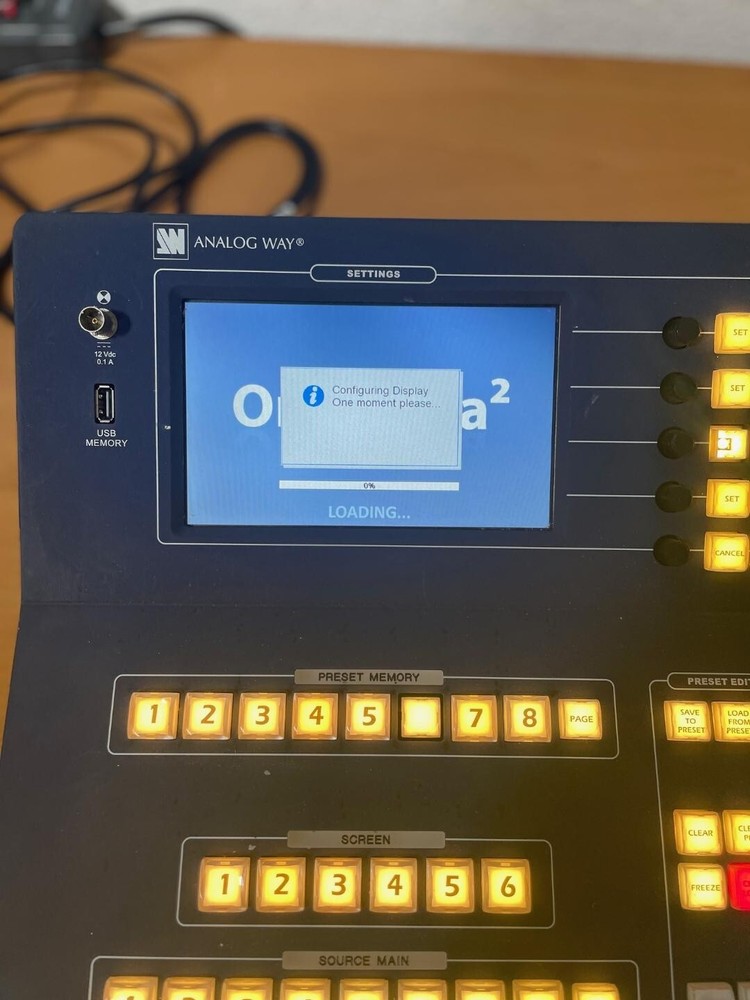 Analog Way ORC50 Orchestra Multi-Screen Touch Event Controller LCD