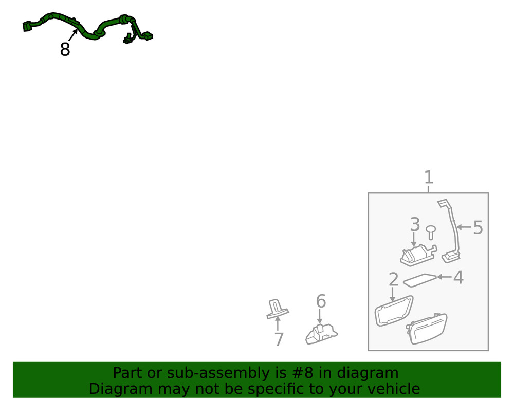Genuine GM Wire Harness 95298747