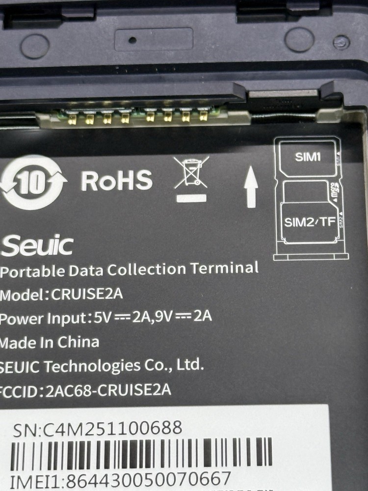 Seuic Cruise2A Portable Data Collection Terminal ￼scanner