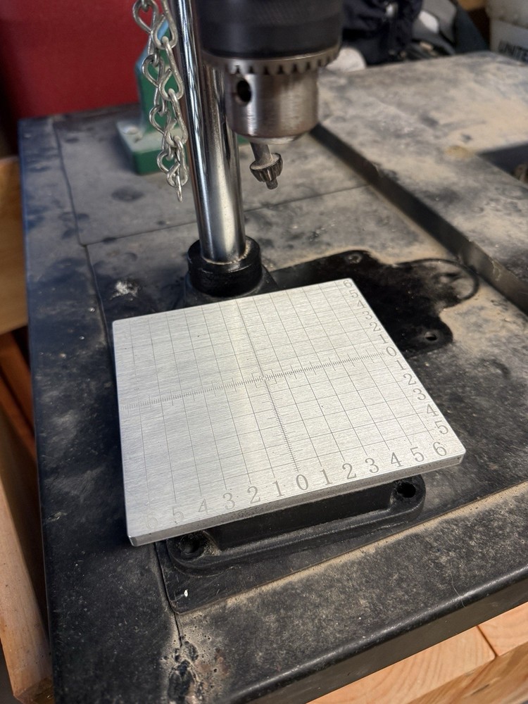 Manual Leather Hole Puncher with Grid Worktable for Leather-working