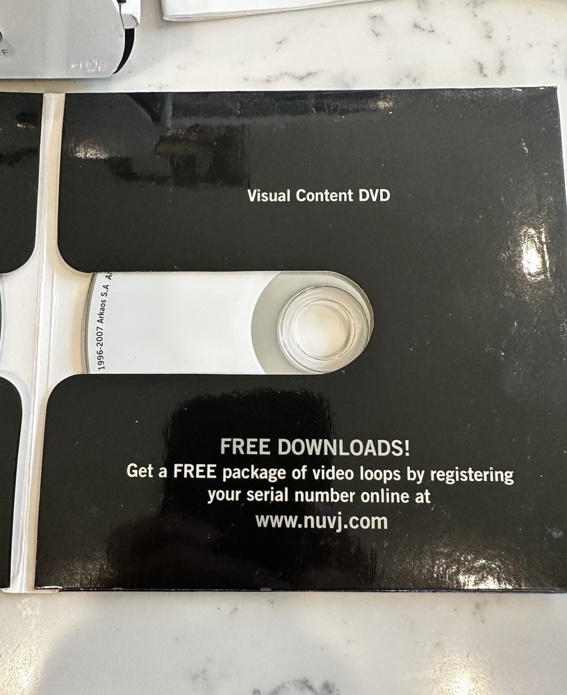 Numark NUVJ Arkaos Video Mixer Controller- Includes Instructions and Software