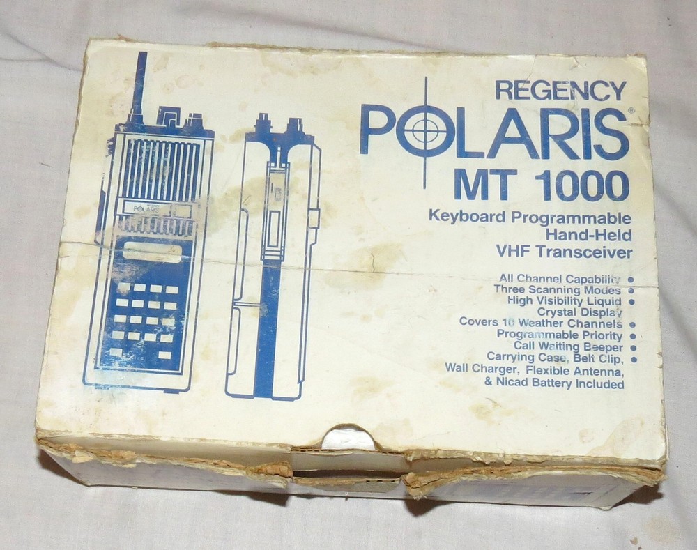 Regency Polaris MT 1000 Keyboard Programmable Hand-Held VHF Transceiver