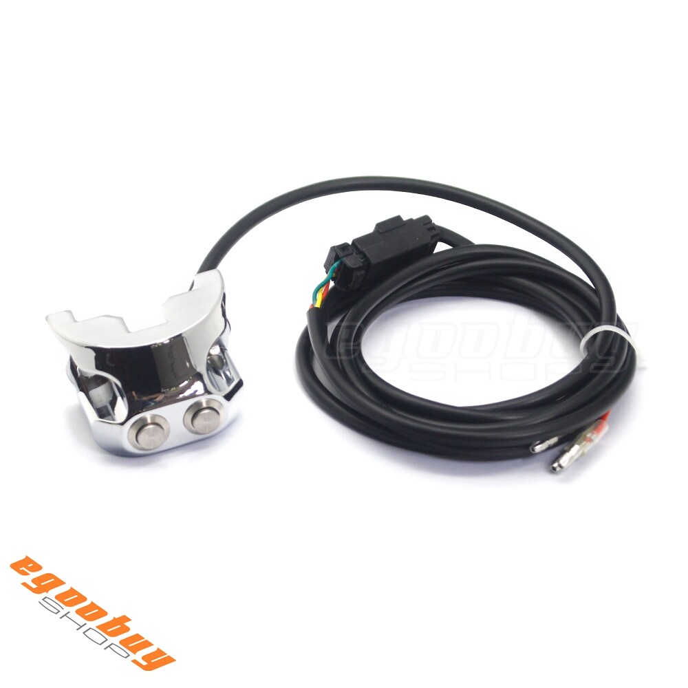 1" Handlebar Mounted 2 Button Switch Controller For Harley Dyna V-Rod Sportster