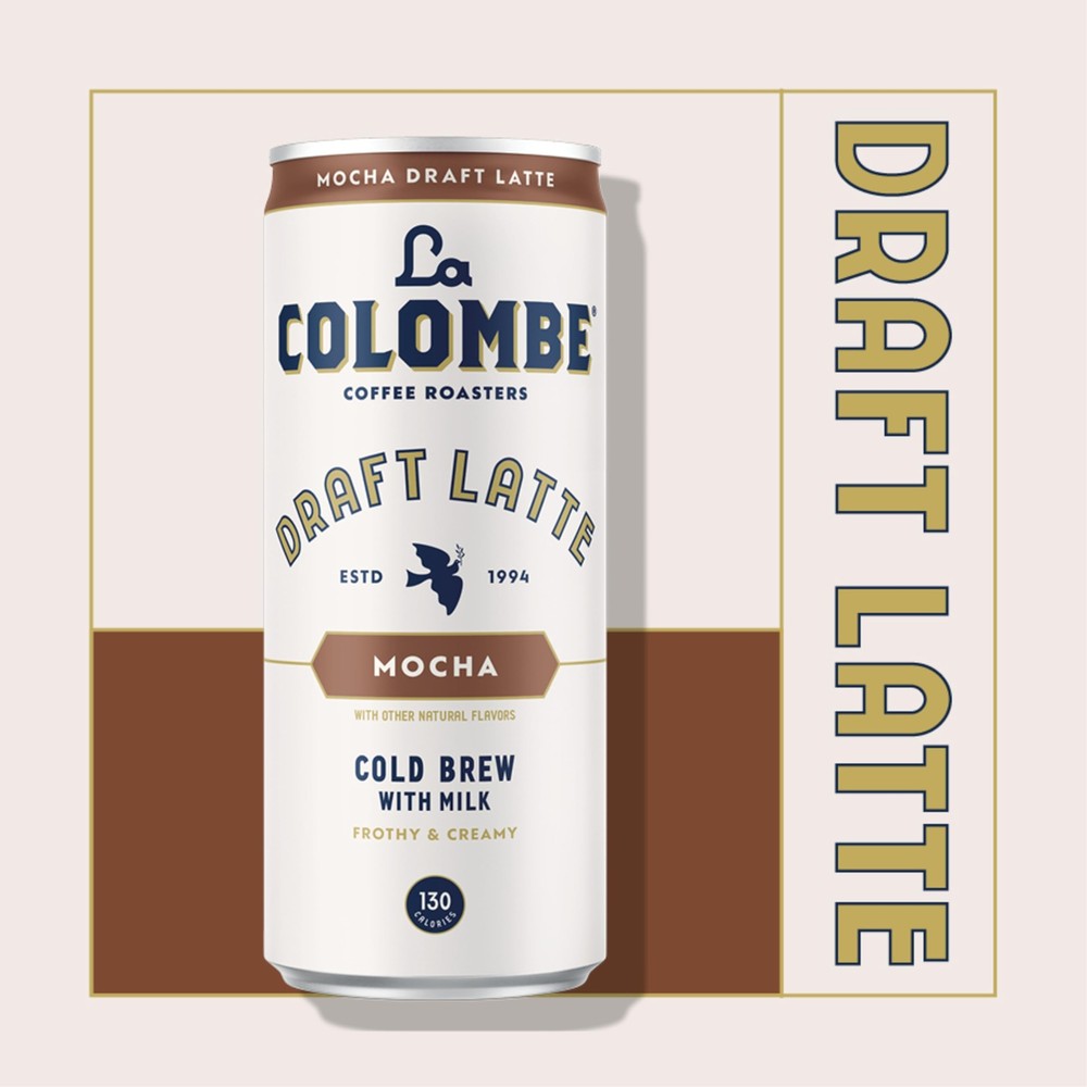 La Colombe Mocha Draft Latte - 9 Fluid Ounce 4 Count - Cold-Pressed Espresso ...