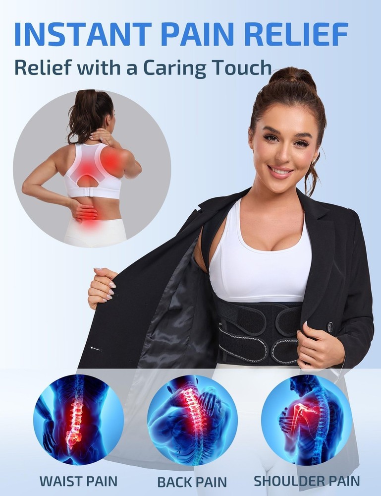 Posture Corrector for Women and Men with Bionic System, Precise Full Back Sup...