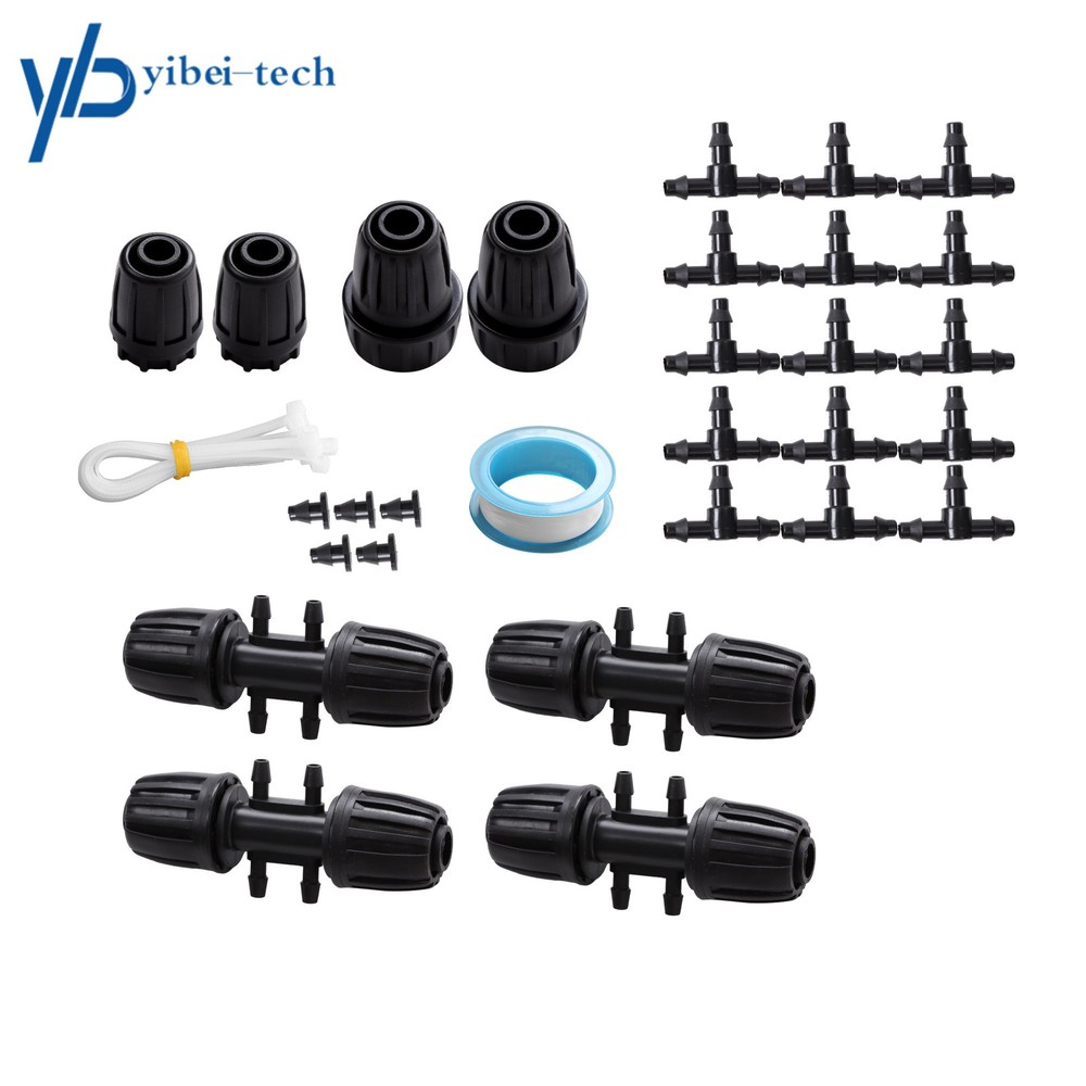 For Plant Yard 240FT Automatic Garden Watering System Drip Irrigation System Kit