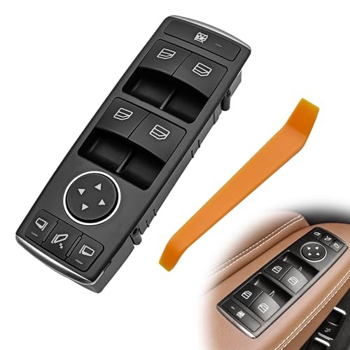 Master Power Window Switch Button Front Driver Side Compatible with Benz C230 20