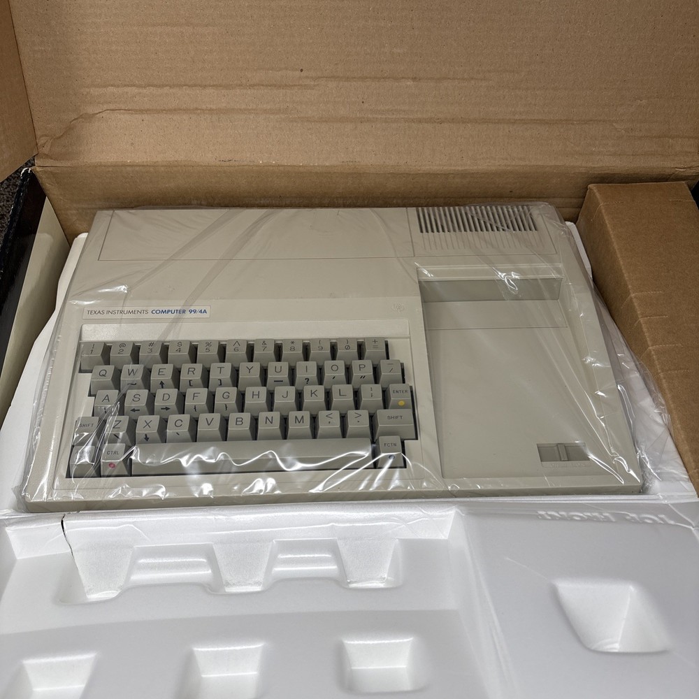 NEW VTG NOS Texas Instruments TI-99/4A Home Computer - OPEN BOX