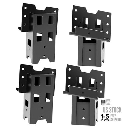 Deer Stand Brackets, Outdoor 4x4 Compound Angle Brackets, Elevator Bracket for