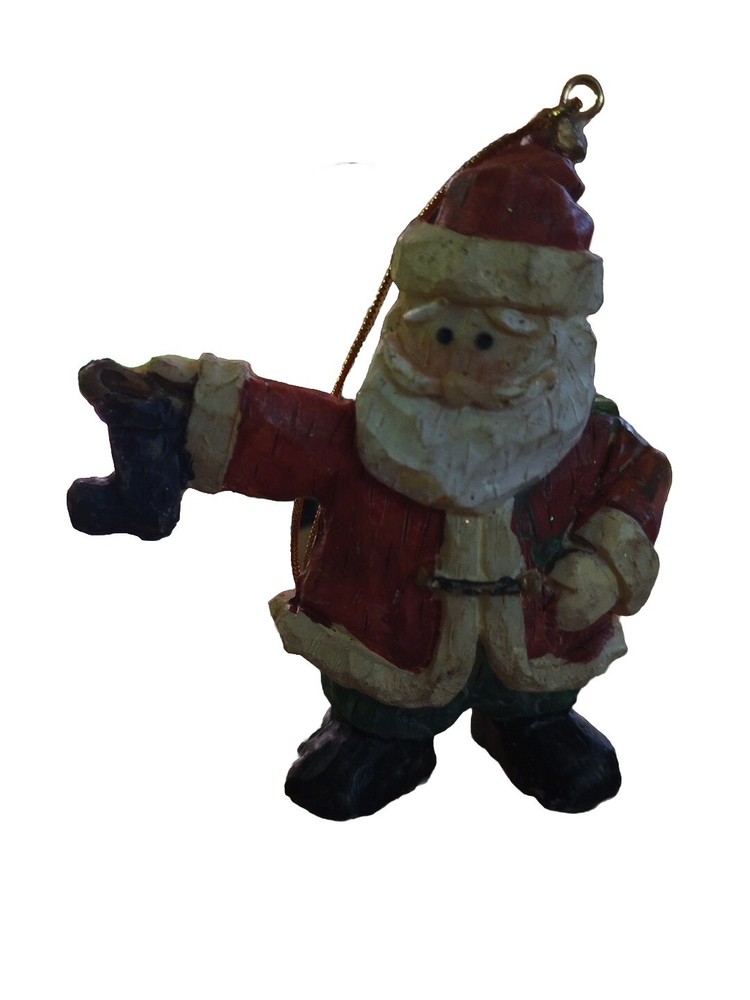 4 Giftco Santa Ornaments
