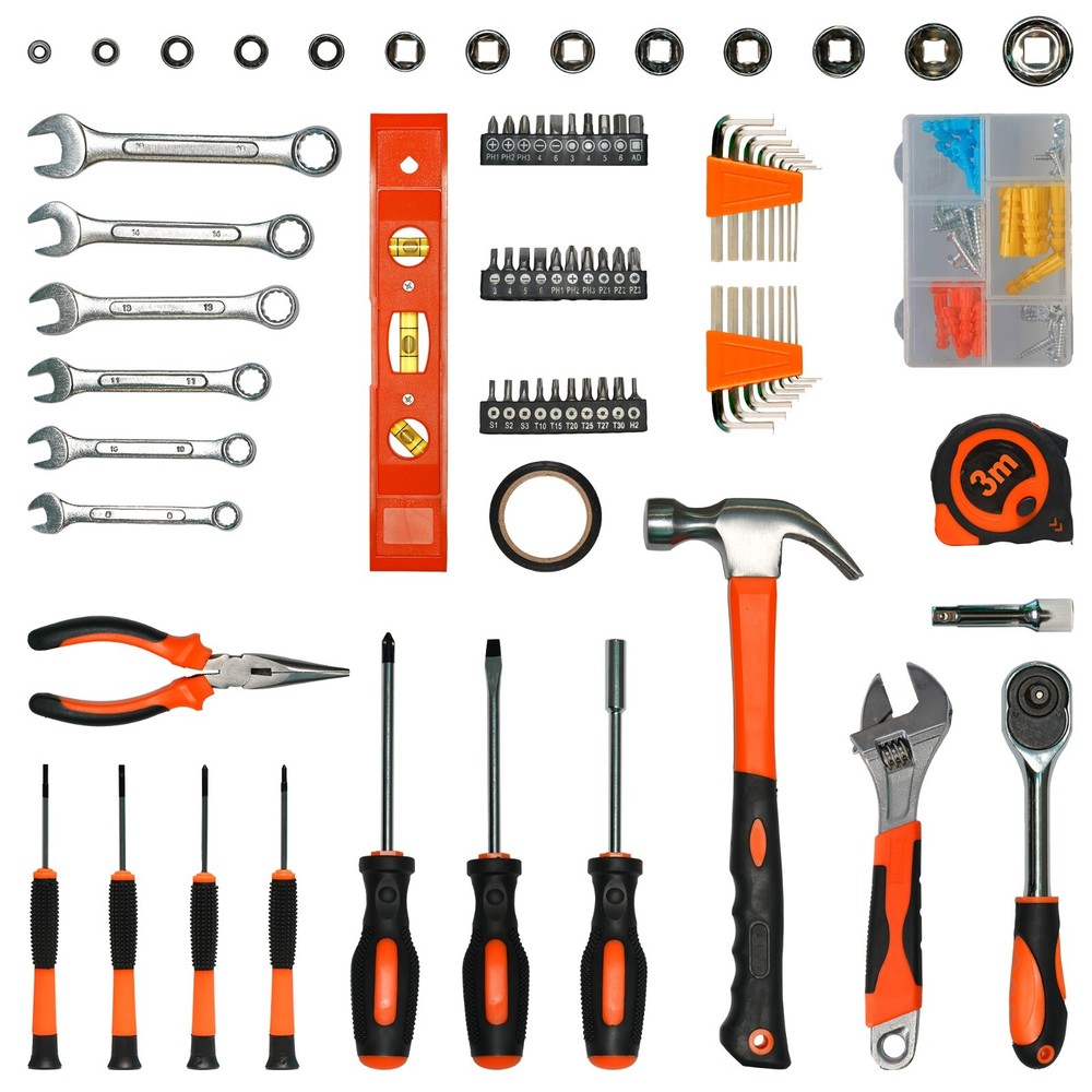 141 Piece Tool Set Auto Repair Tool Combination Package Socket Wrench Mixed Tool