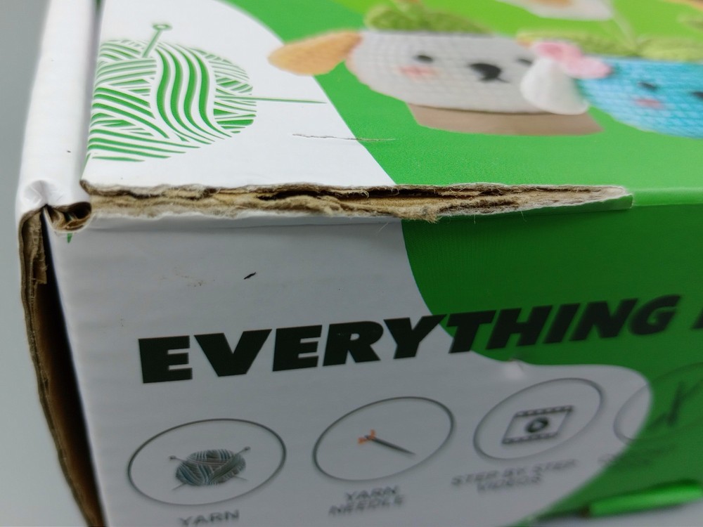 Beginner Crochet Kit: Flower Potted Project with Video Tutorials and Accessories